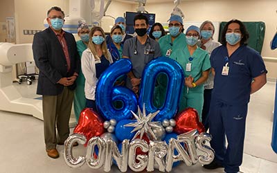 Valley Regional Medical Center celebrates 60th vascular robotics